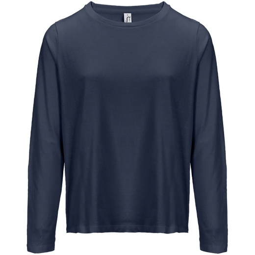 Футболка с длинным рукавом женская Monarch Women, темно-синяя (navy)